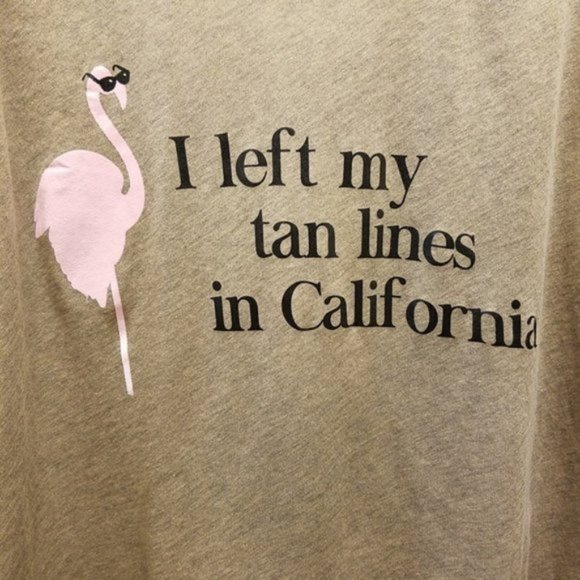 Wildfox Tan Lines Flamingo Tank - Picture 4 of 5